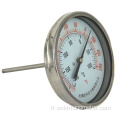 Industrie Porble Bimetallic Thermomètre Gauges